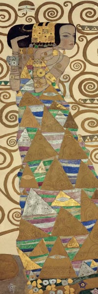 All Things Klimt: Expectation, Vertical by Gustav Klimt