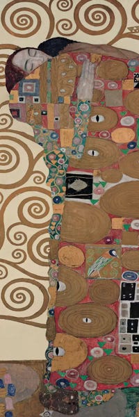All Things Klimt: Fulfillment, Vertical by Gustav Klimt