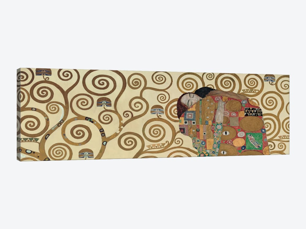 Fulfillment, Horizontal by Gustav Klimt 1-piece Canvas Art