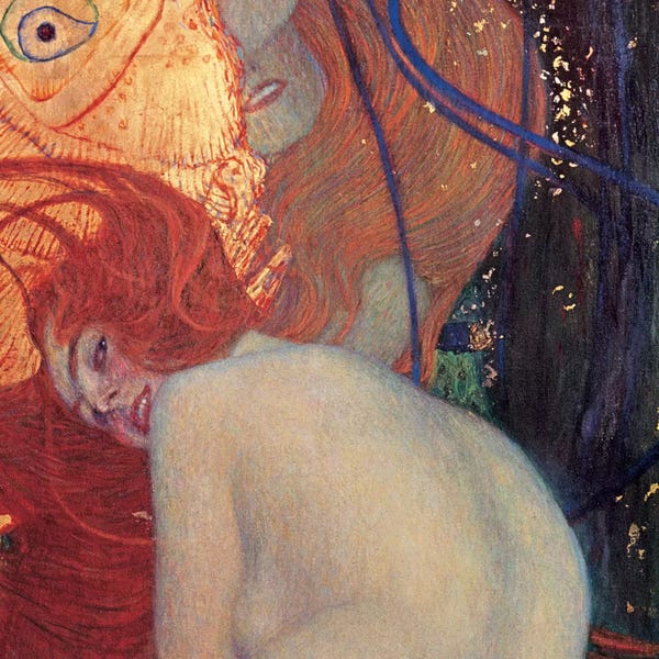 All Things Klimt: Goldfish, Square Detail by Gustav Klimt