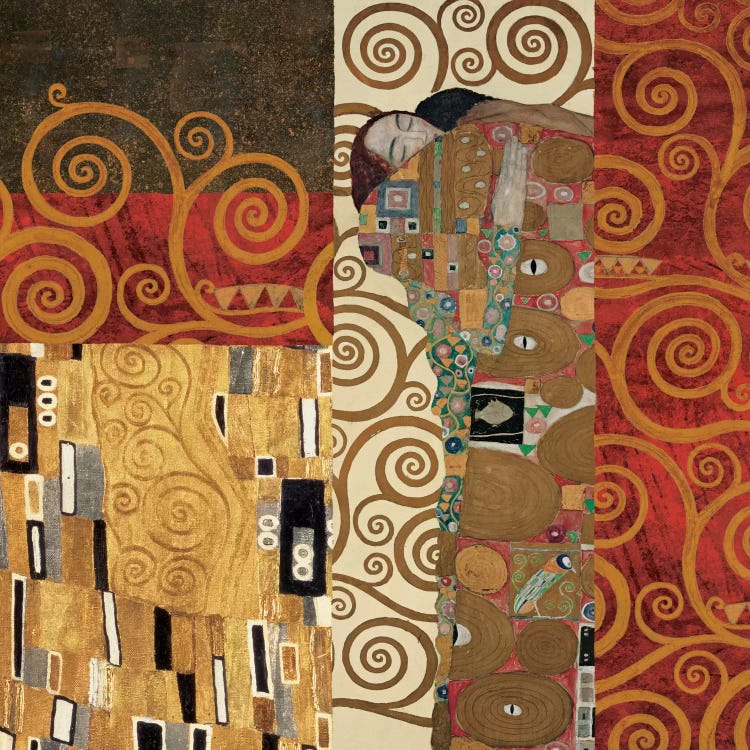 Klimt Details by Gustav Klimt wall art