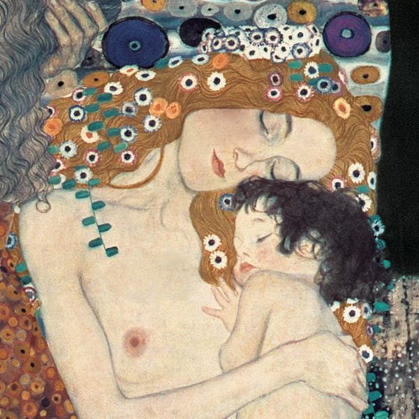 All Things Klimt: Le Tre Età Della Donna, Square by Gustav Klimt