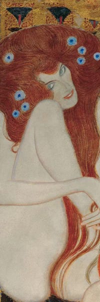 Gustav Klimt: Beethoven Frieze, Rectangle Detail by Gustav Klimt