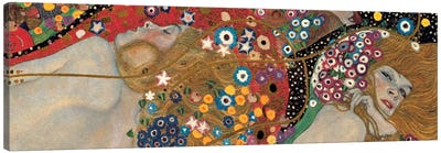 Sea Serpents, Detail I Canvas Art Print - All Things Klimt
