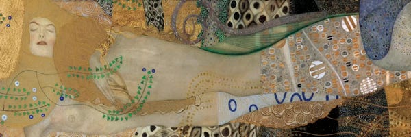 All Things Klimt: Sea Serpents, Detail II by Gustav Klimt