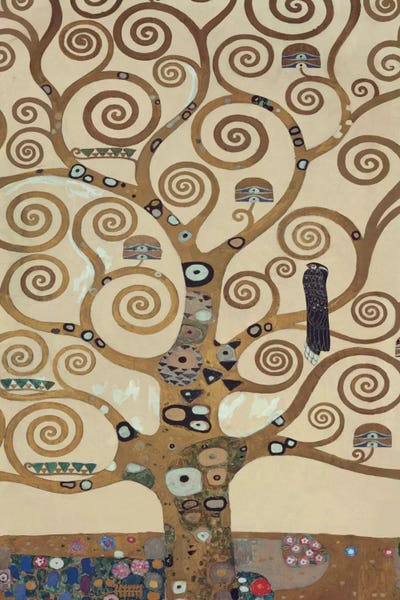 All Things Klimt: The Tree Of Life, Tree Detail by Gustav Klimt