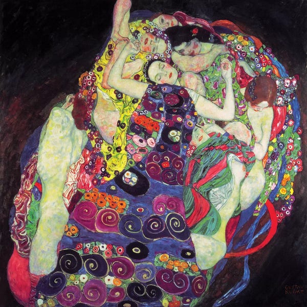 Gustav Klimt: The Virgin, 1913, Square  by Gustav Klimt