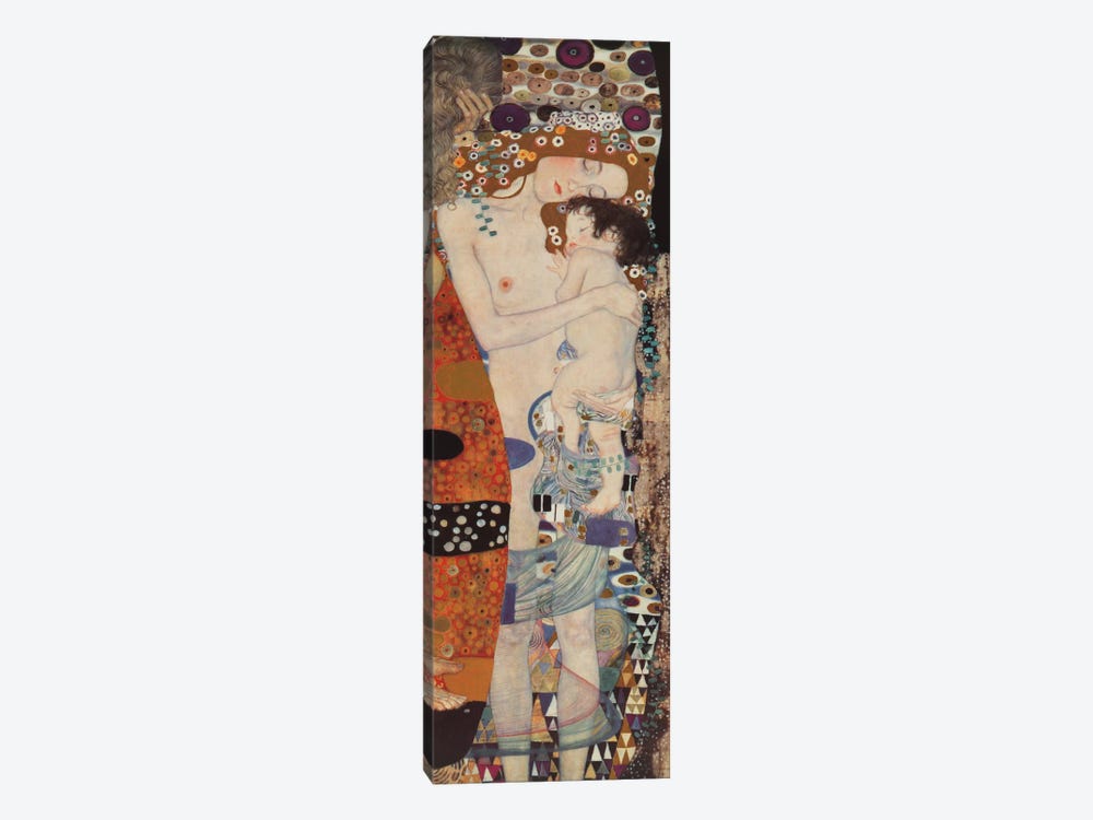 Three Ages Of Woman, Vertical by Gustav Klimt 1-piece Art Print