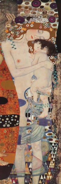 All Things Klimt: Three Ages Of Woman, Vertical by Gustav Klimt