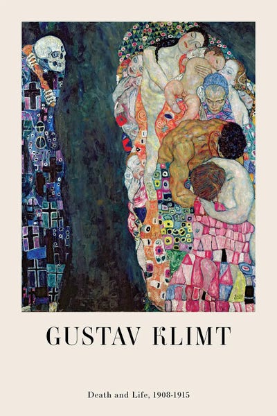Horror: Gustav Klimt - Death And Life, 1908-1915 by Gustav Klimt