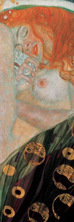 Danae, Vertical by Gustav Klimt wall art
