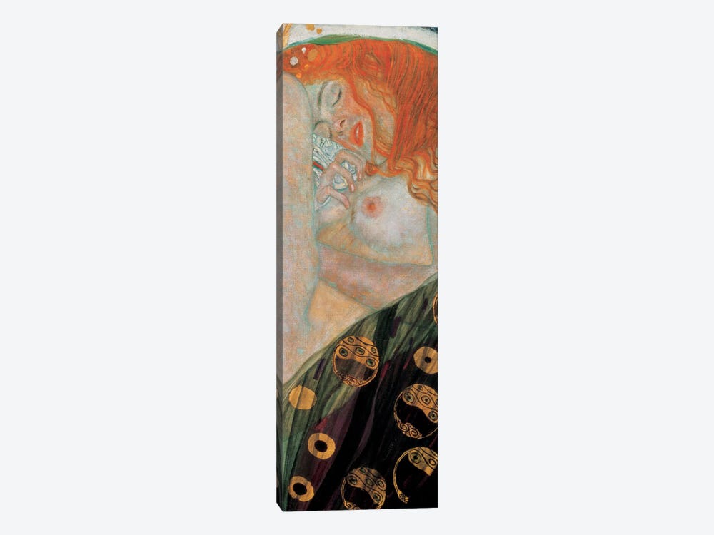 Danae, Vertical by Gustav Klimt 1-piece Canvas Art Print