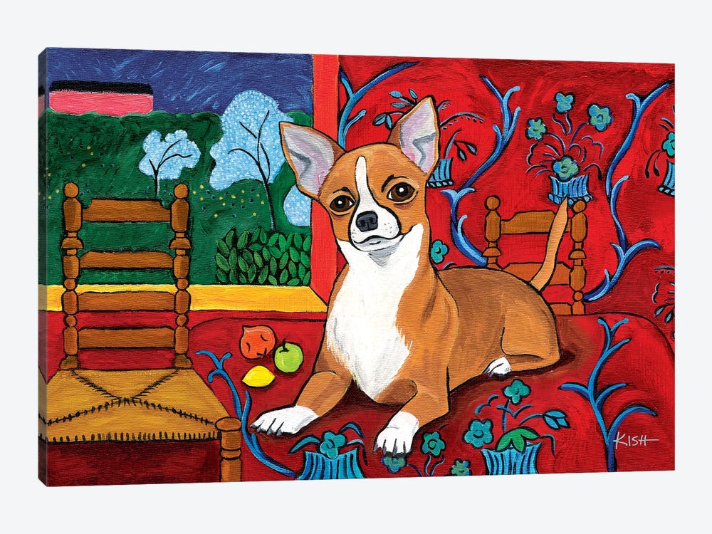 Chihuahua Muttisse by Gretchen Kish Serrano 1-piece Art Print