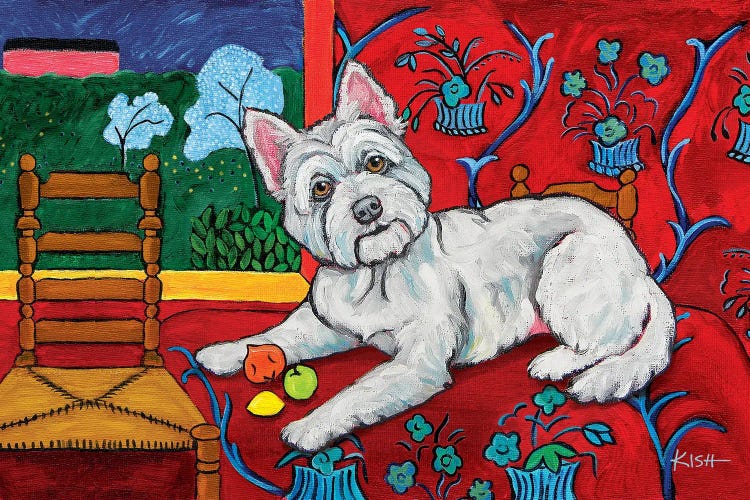 Westie Muttisse by Gretchen Kish Serrano wall art