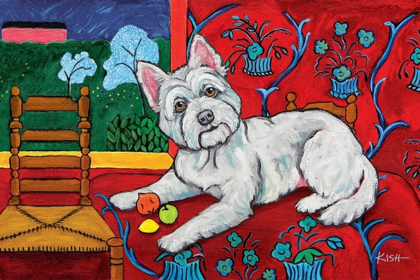 West Highland White Terriers: Westie Muttisse by Gretchen KISH Serrano