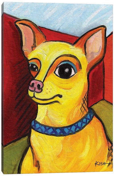 Chihuahua Pawcasso Canvas Art Print - Chihuahua Art