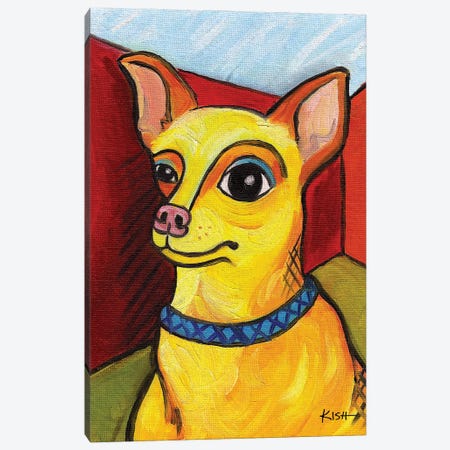 Chihuahua Pawcasso Canvas Print #GKS218} by Gretchen Kish Serrano Canvas Artwork