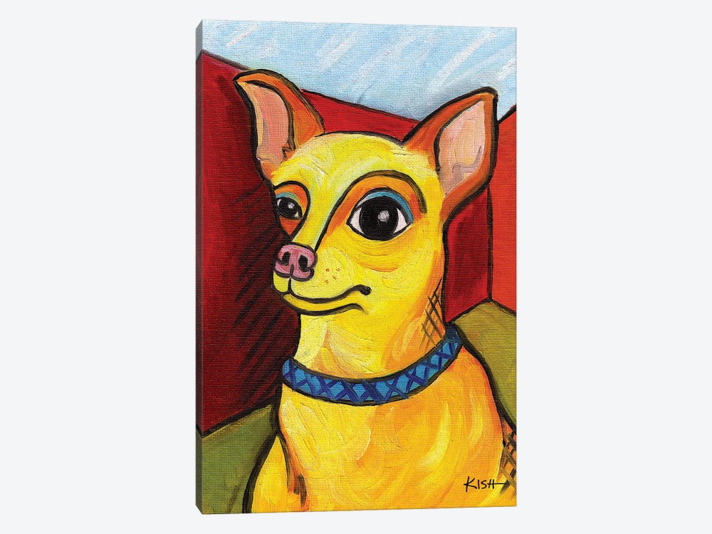Chihuahua Pawcasso by Gretchen Kish Serrano 1-piece Canvas Artwork