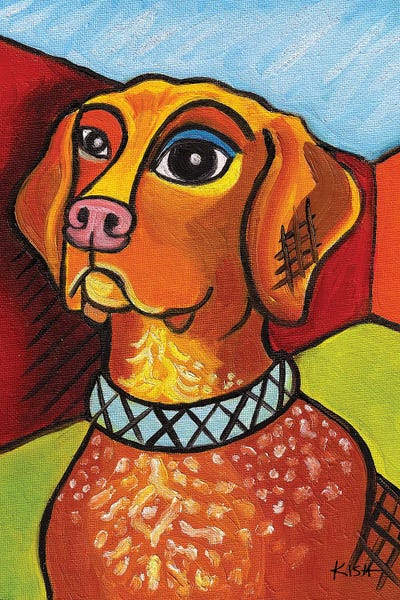 German Shorthaired Pointers: German Shorthaired Pointer Pawcasso by Gretchen KISH Serrano