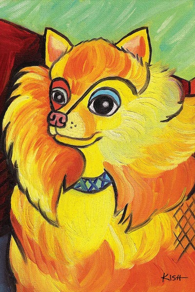 All Things Picasso: Pomeranian Pawcasso by Gretchen KISH Serrano