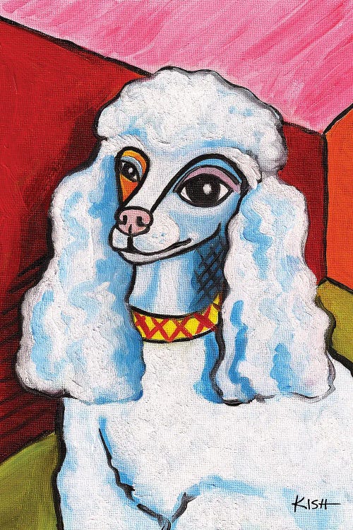 Poodle Pawcasso by Gretchen Kish Serrano wall art