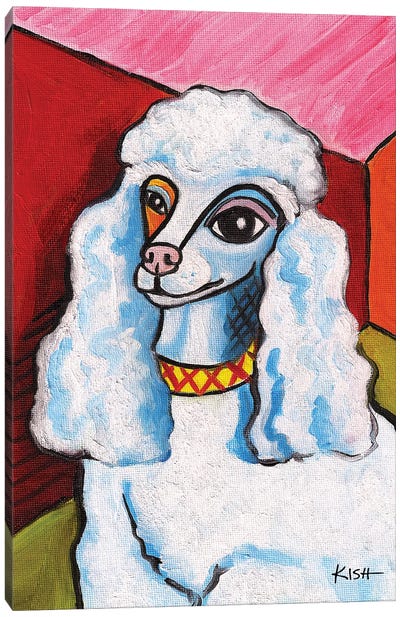 Poodle Pawcasso Canvas Art Print - Poodle Art