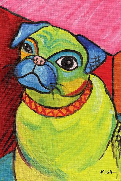 All Things Picasso: Pug Pawcasso by Gretchen KISH Serrano