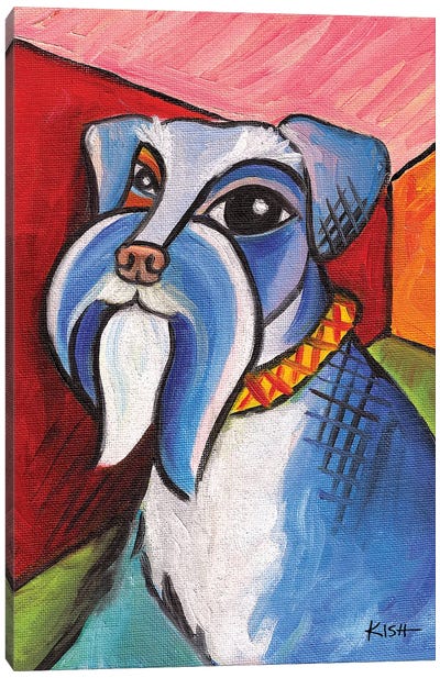 Schnauzer Pawcasso Canvas Art Print - All Things Picasso