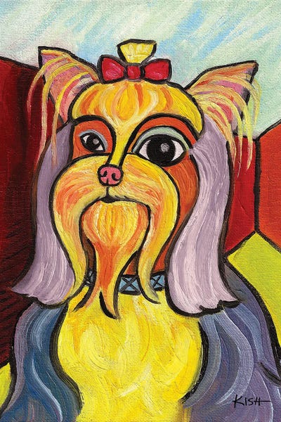 All Things Picasso: Yorkie Pawcasso by Gretchen KISH Serrano