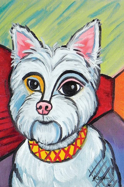 West Highland White Terriers: Westie Pawcasso by Gretchen KISH Serrano