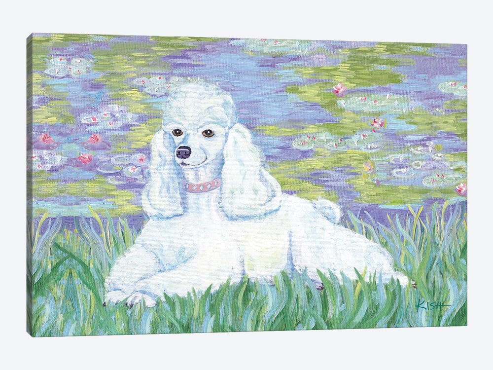 Poodle Bonét 1-piece Canvas Art Print