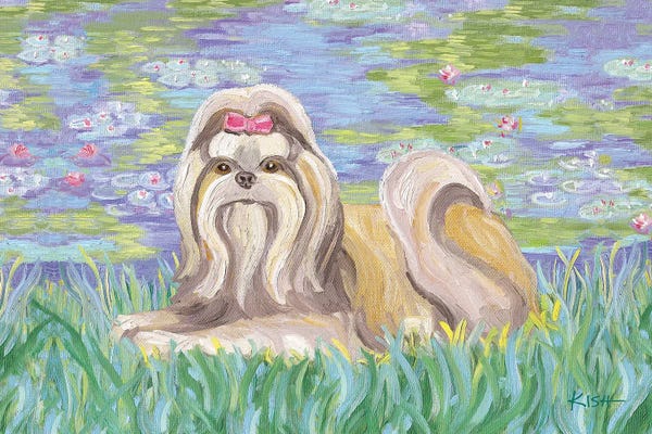 Shih Tzus: Shih Tzu Bonét by Gretchen KISH Serrano