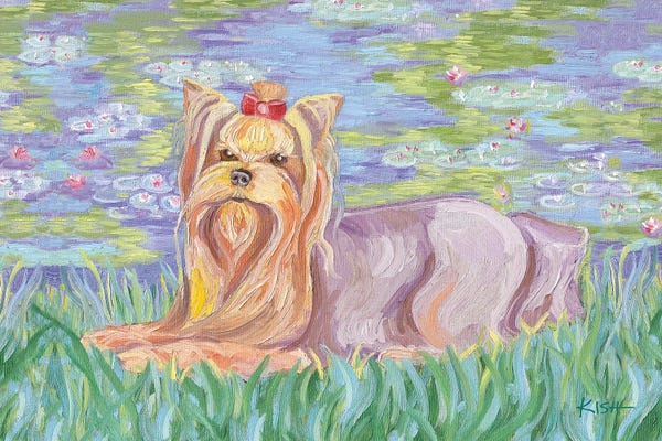 Artists Like Monet: Yorkie Bonét by Gretchen KISH Serrano