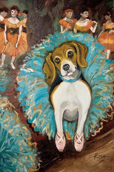Beagles: Beagle Dancer by Gretchen KISH Serrano