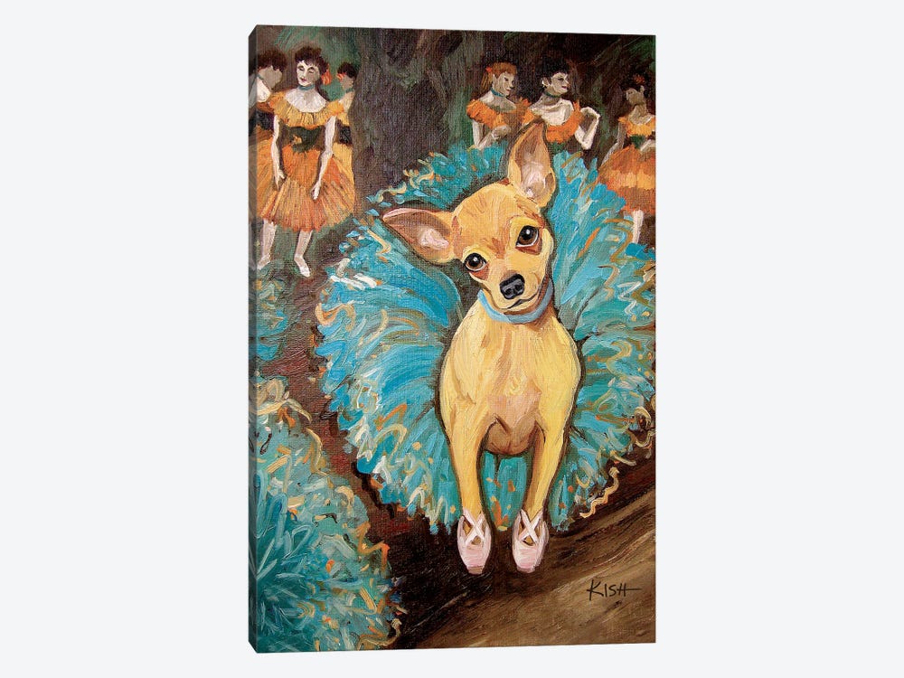 Chihuahua Dancer by Gretchen Kish Serrano 1-piece Art Print