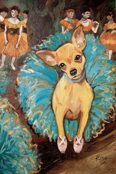 Chihuahuas: Chihuahua Dancer by Gretchen KISH Serrano
