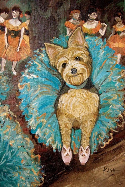 Pupsterpieces: Yorkie Dancer by Gretchen KISH Serrano