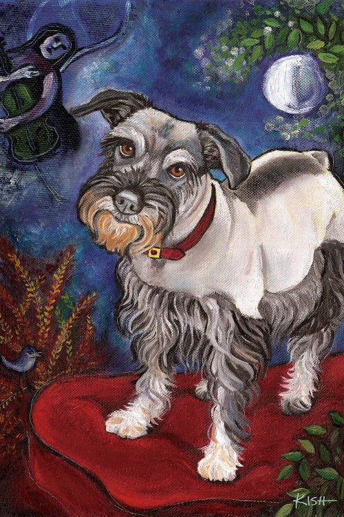 Schnauzer Dream by Gretchen Kish Serrano wall art
