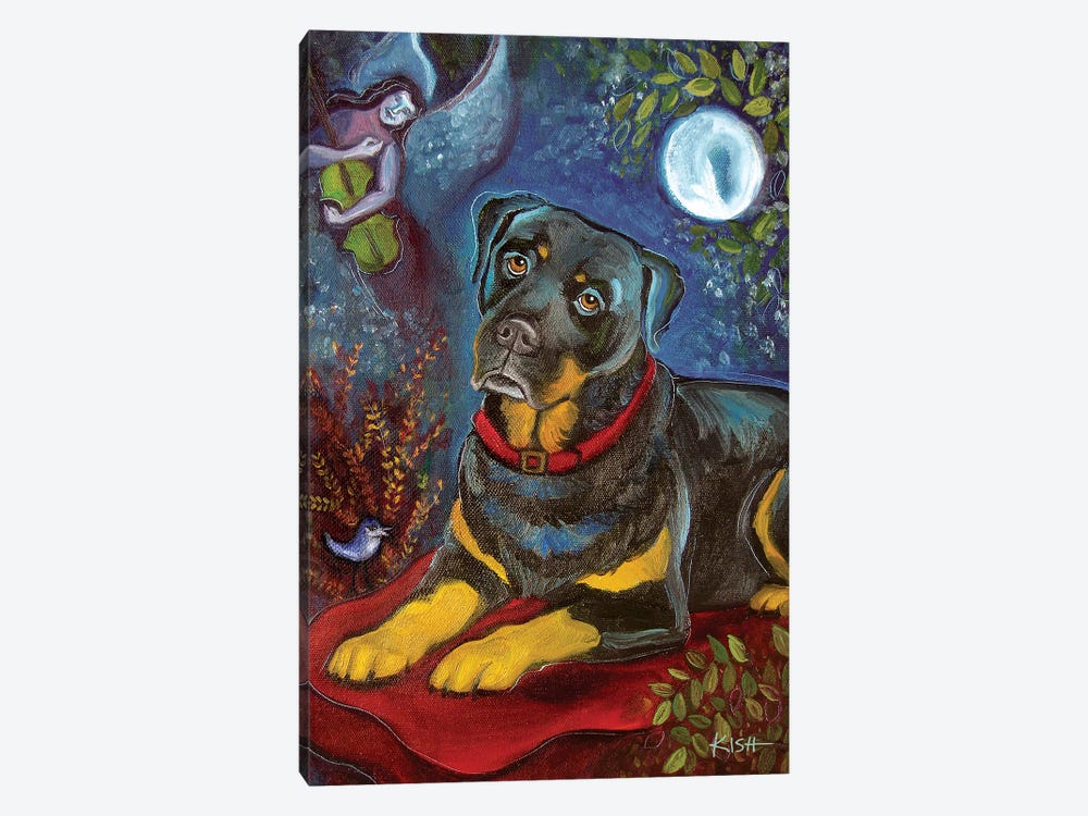 Rottweiler Dream by Gretchen Kish Serrano 1-piece Art Print