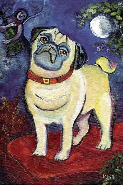 Pupsterpieces: Pug Dream by Gretchen KISH Serrano
