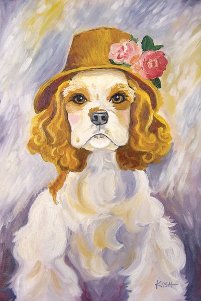 Spaniels: Madame Cocker Spaniel by Gretchen KISH Serrano