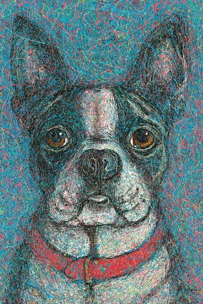 Pupsterpieces: Boston Terrier Drip by Gretchen KISH Serrano