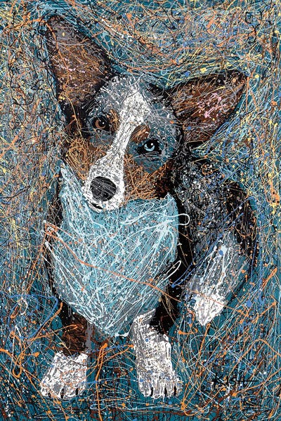 Pupsterpieces: Corgi Pawlick by Gretchen KISH Serrano