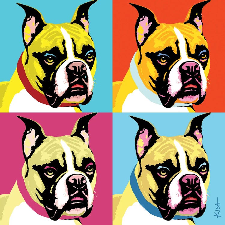 Four Boxers Woofhol