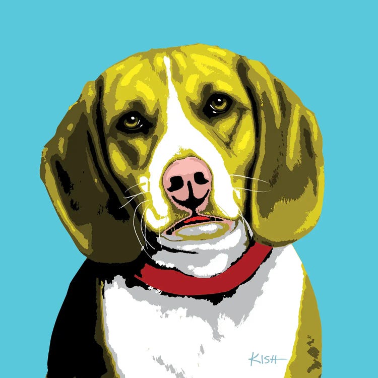 Beagle Teal Woofhol