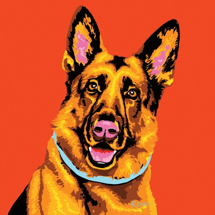 German Shepherd Orange Woofhol