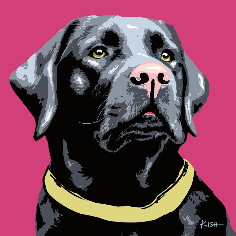 Black Lab Pink Woofhol