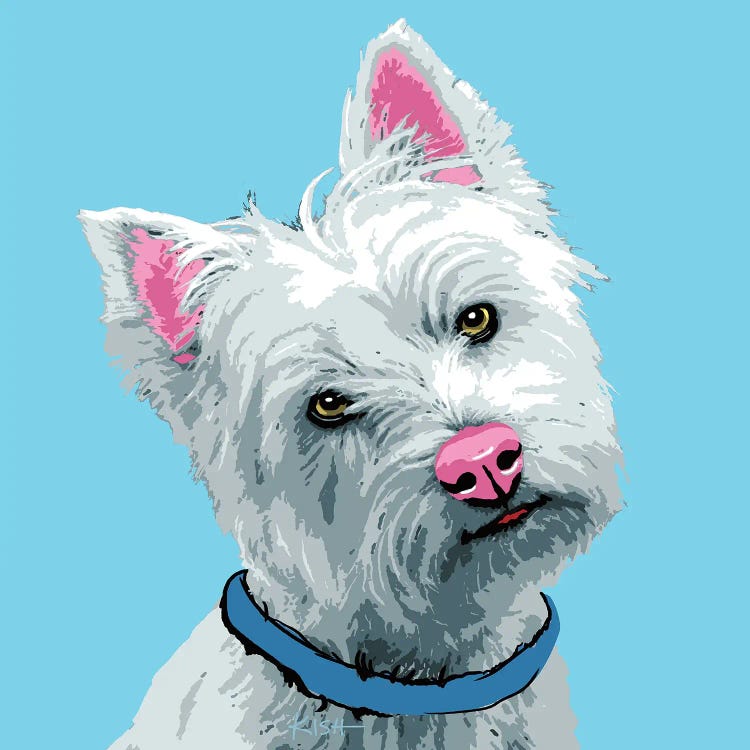 Westie Blue Woofhol