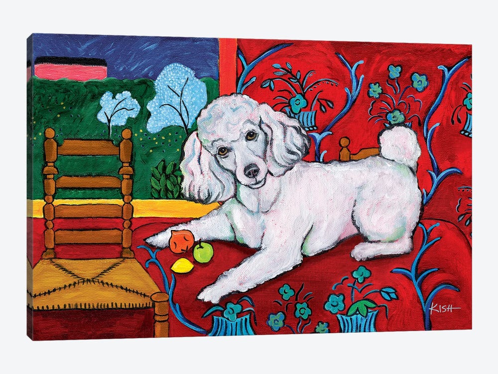 Poodle Muttisse by Gretchen Kish Serrano 1-piece Canvas Artwork