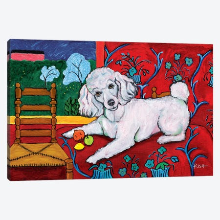Poodle Muttisse Canvas Print #GKS3} by Gretchen Kish Serrano Canvas Art Print